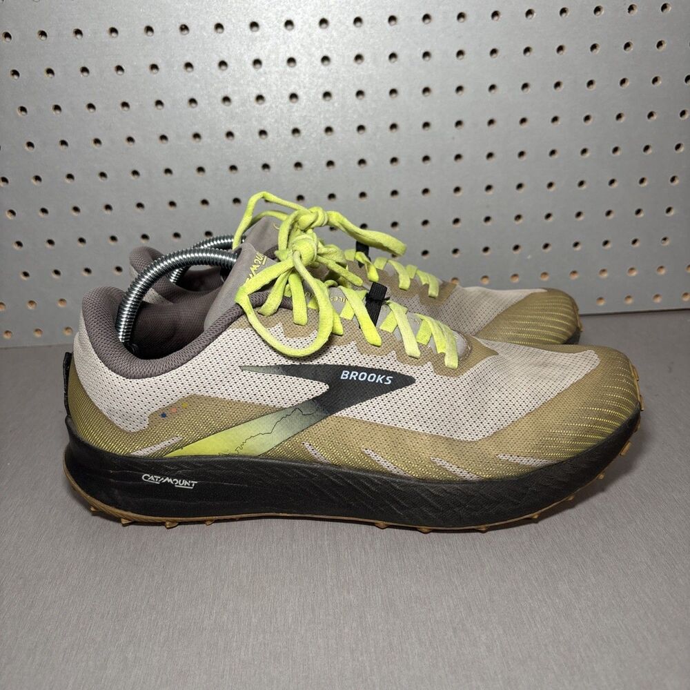 Brooks Catamount Shoes Mens 11.5 Gray Trail Running Walking Hiking Outdoor